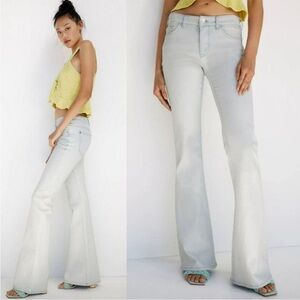 Pilcro Light Wash Stretch Flare Jeans